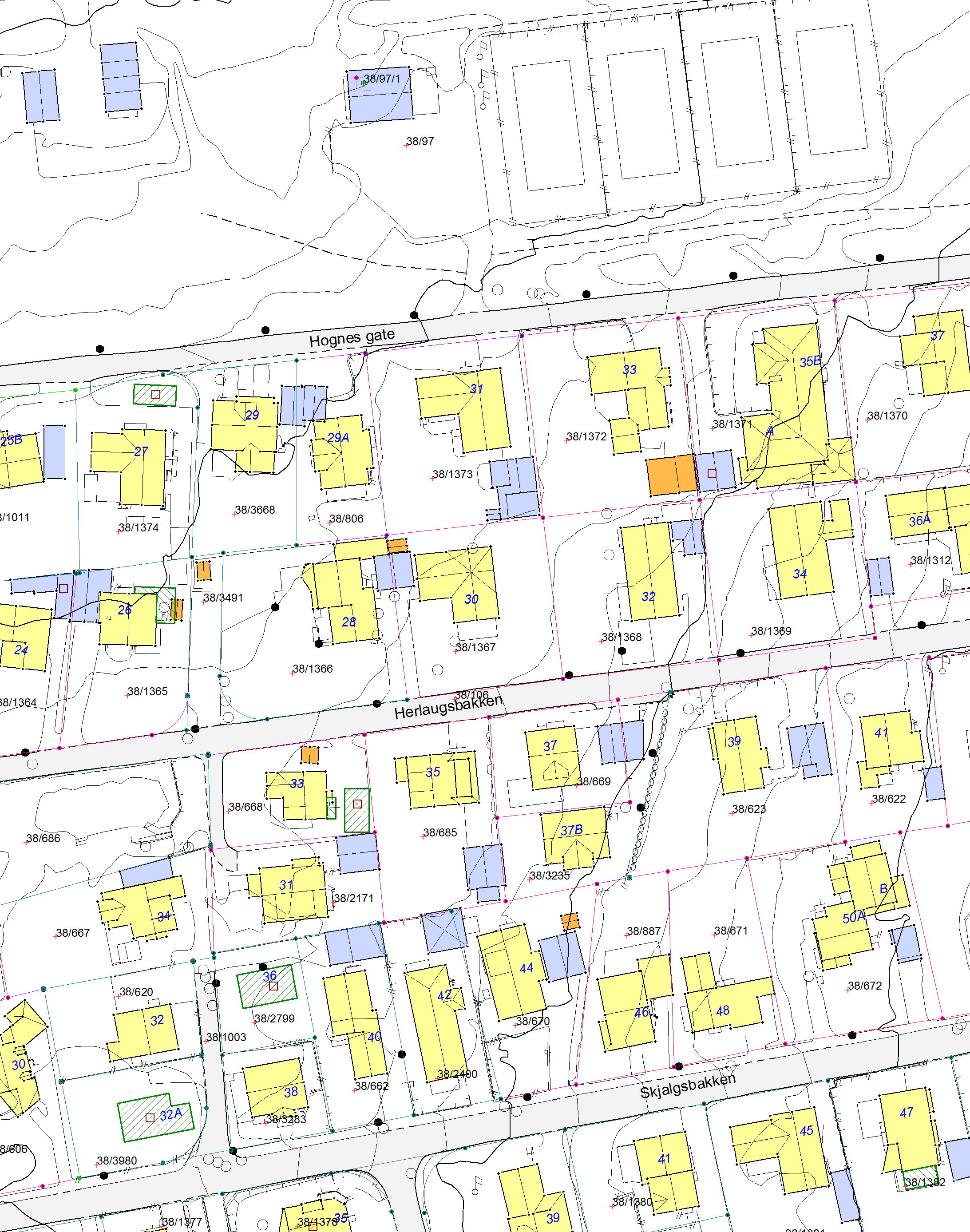 Grunnkart Koordinatsystem: Høydegrunnlag: Målestokk: Ekvidistanse: Dato: Euref89 NN1954 1:1000 1meter 26.01.