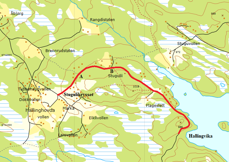 3.5 Sak nr. 15/2003 5.10 Vegen Hovda-Flagesletten Generelle opplysninger: Denne saken ble behandlet av Valdres jordskifterett. Saken ble krevd 14.