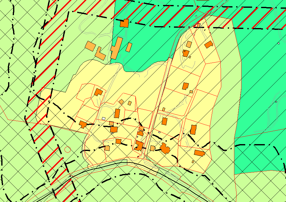 Gjeldende kommuneplan Gjeldende arealformål