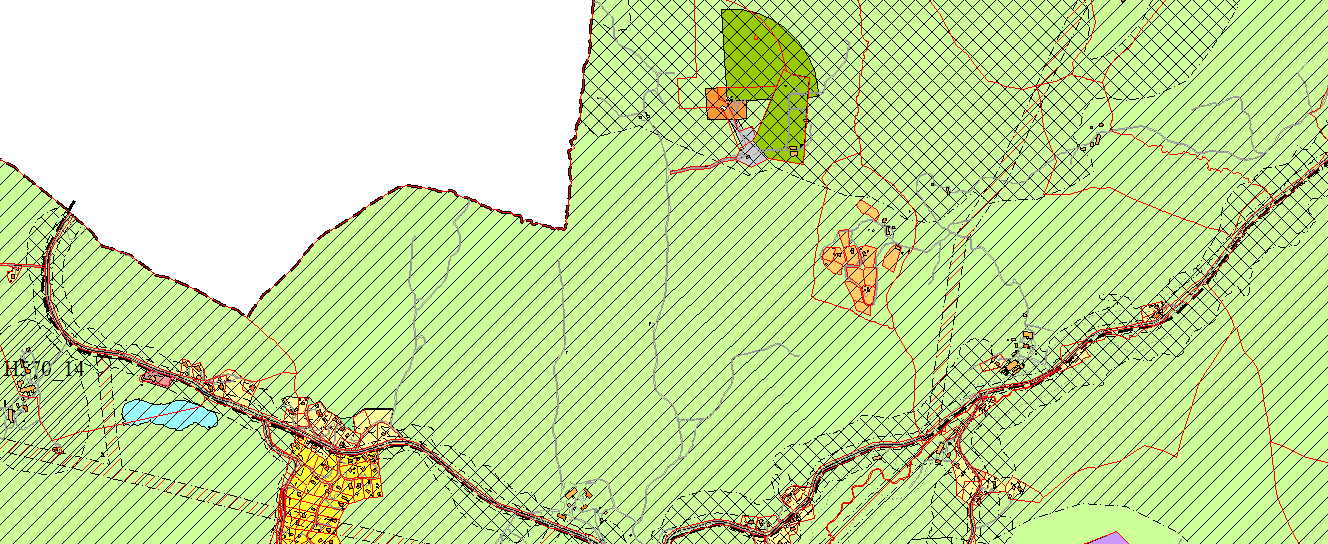 17 Havsjødalen / Holtbråten / Hallangsvingen Fylkesvei 82 (Fagerstrandveien) i Havsjødalen danner den sørlige plangrensen av kommunedelplanen Nordre Frogn.