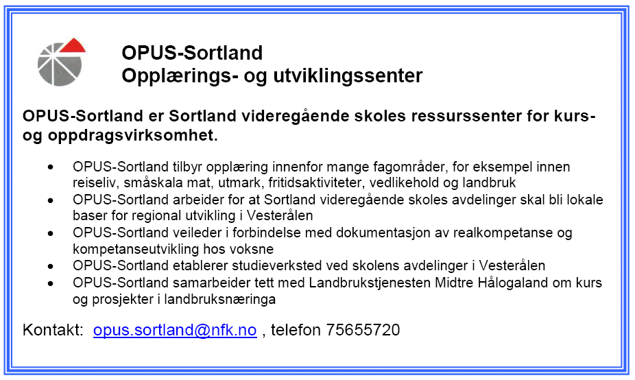 Offentlig forvaltning - rolle- og arbeidsavklaring i forholdet mellom landbrukstjenesten og kommunen. Beredskapsordning. Samarbeid med Bøndernes regnskapslag ARL BA. Samarbeid med Øko Prof Nord (tidl.