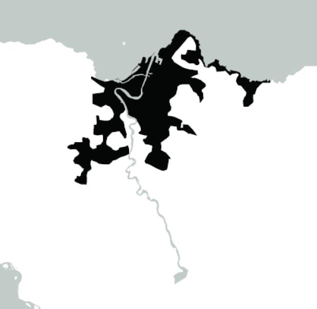 Trondheim har doblet byarealet på 44 år Trondheim 1970; 112 000 innbyggere Trondheim 2014; 182 000