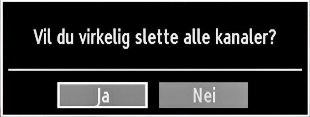 Analogt manuelt søk Etter å ha valgt en søketype analogt kan du bruke / for å merke et element og trykk eller for å stille inn et valg. Legg inn kanalnummeret eller frekvensen ved å bruke talltastene.