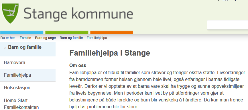 «Familiehjelpa».