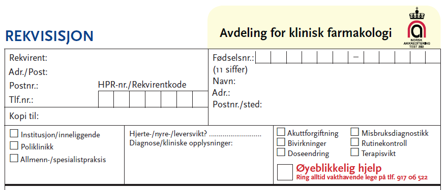 Avd. for klinisk