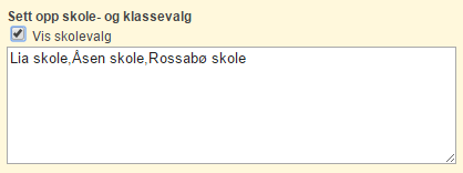 Hjelpeteksten kan redigeres. En for toppen av skjemaet og en over konfirmantens kommentarfelt.