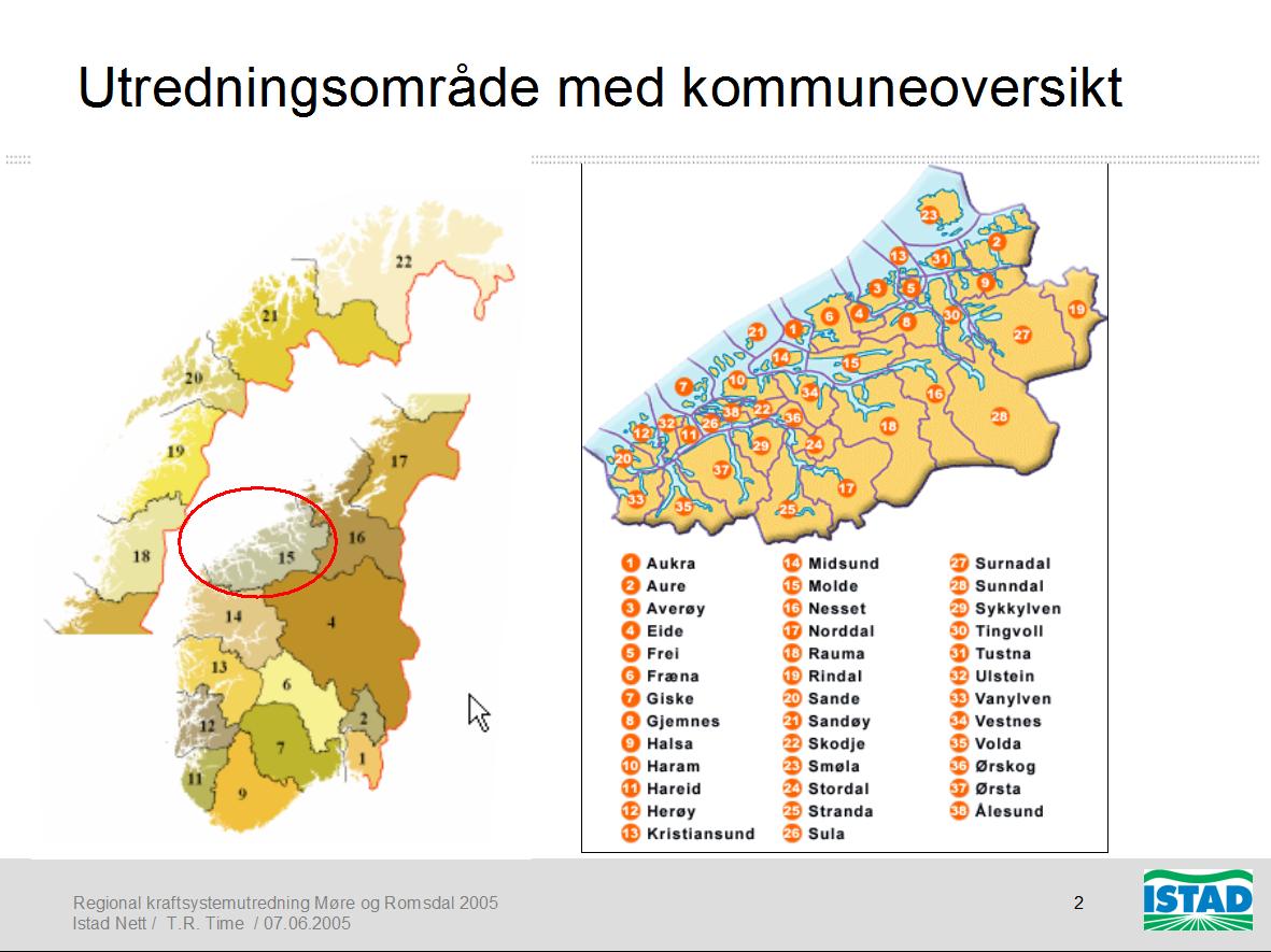 Sammendragsrapport kraftsystemutredning for Møre og Romsdal 25 6 LYSBILDER lysbilde 1: Forside