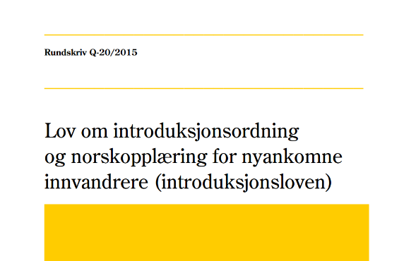 Fritak fra plikt til opplæring i norsk og i samfunnskunnskap Innvandrere med rett og plikt eller plikt iht.