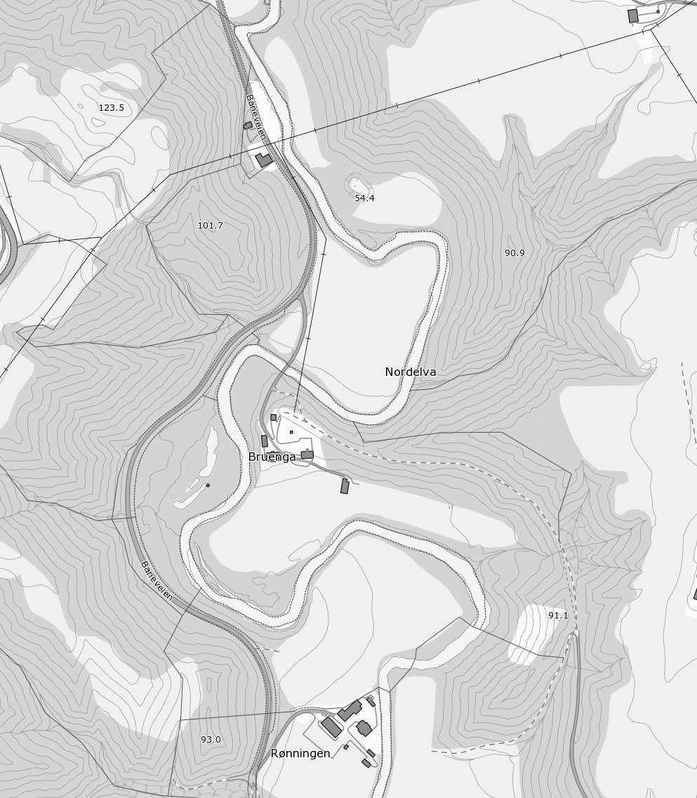 0 20 40 60m Målestokk 1 : 4000 ved A4 utskrift Utskriftsdato: 23.07.