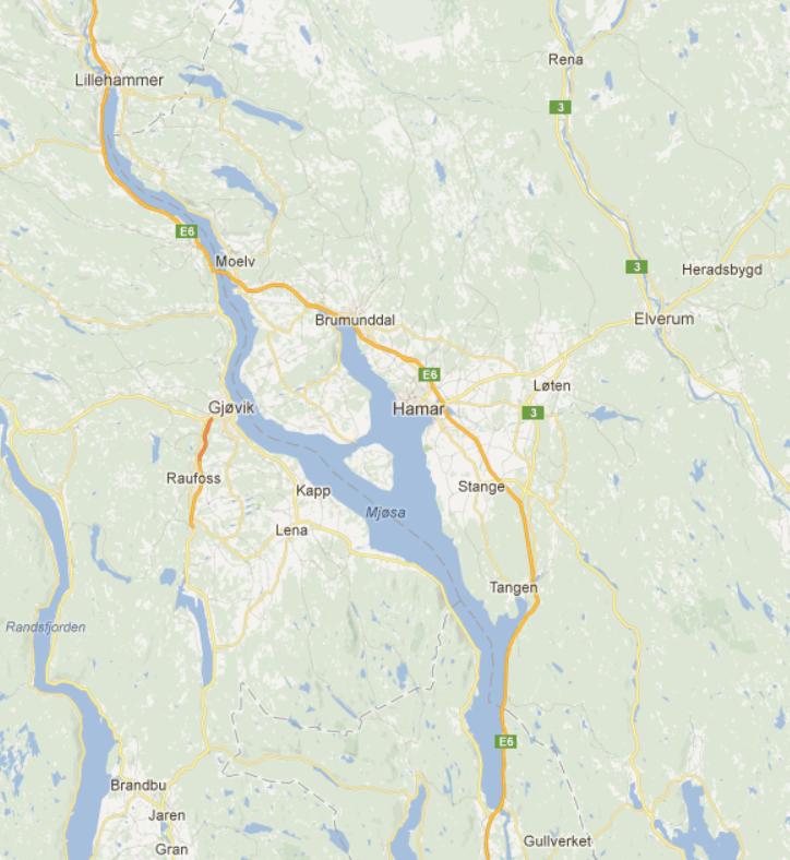 Veidekke Indre Østland Kontor: Område: Omsetning:
