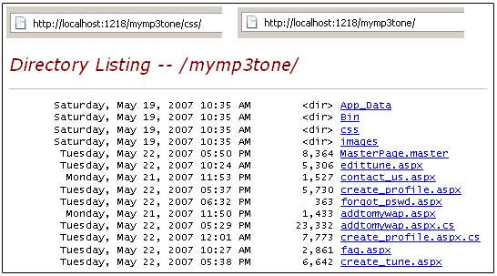 Potentially dangerous client input value, dvs html-tags og script kode, og lignende, blir håndtert direkte i.net- rammeverket, så dette har vi ikke behøvd å ta hensyn til.