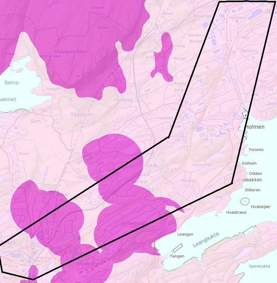 Kommunedelplan E18 Slependen - Drengsrud Risikoforhold I en del tilfeller kan det være hensiktsmessig å la transport av farlig gods gå på hovedsamlevegen i dagen.