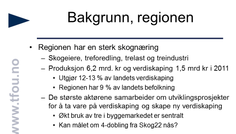 7 i det private næringslivet om ikke det offentlige engasjerer seg i dette (St meld 7 2014/2015).