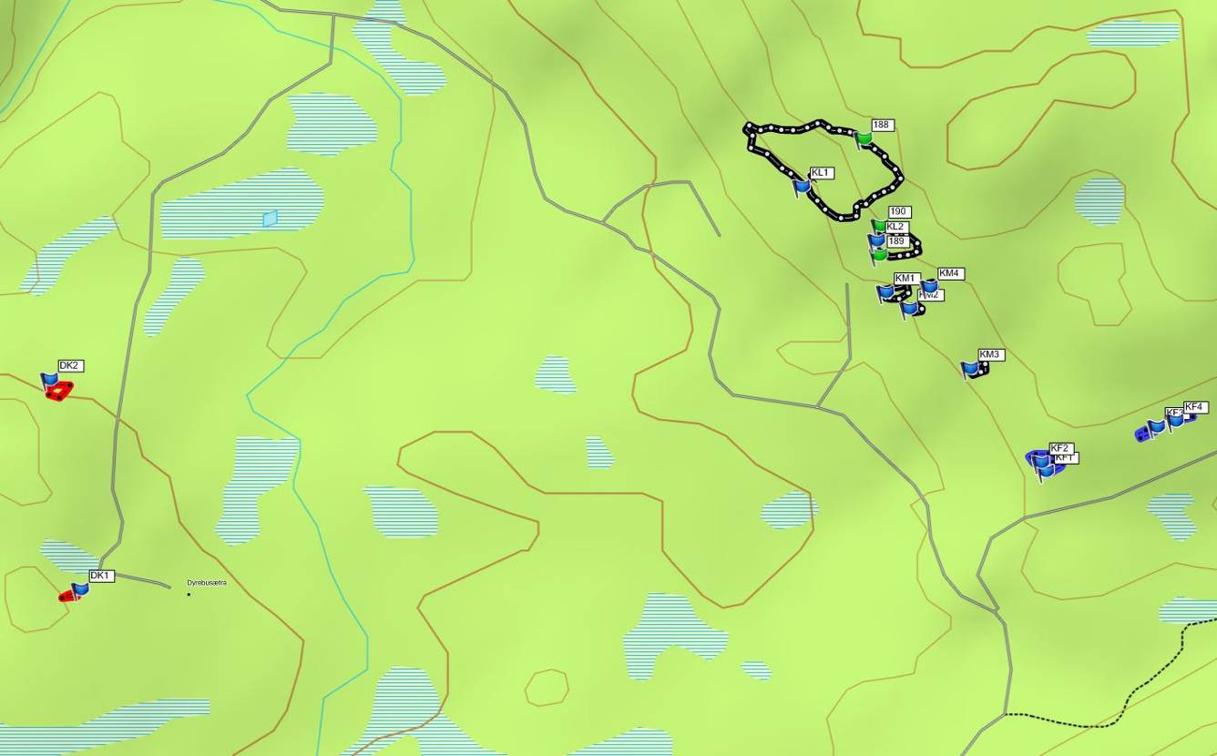 DMF kartarkiv: 144452 266-1539 - DK1 32 V 527506 6626945 Kote:525 m Vannfylt synk med opptil 2,5 m høy kant omgitt av et 31 m langt, 2 m høyt 10-tråds gjerde som ligger helt nede på en side og har