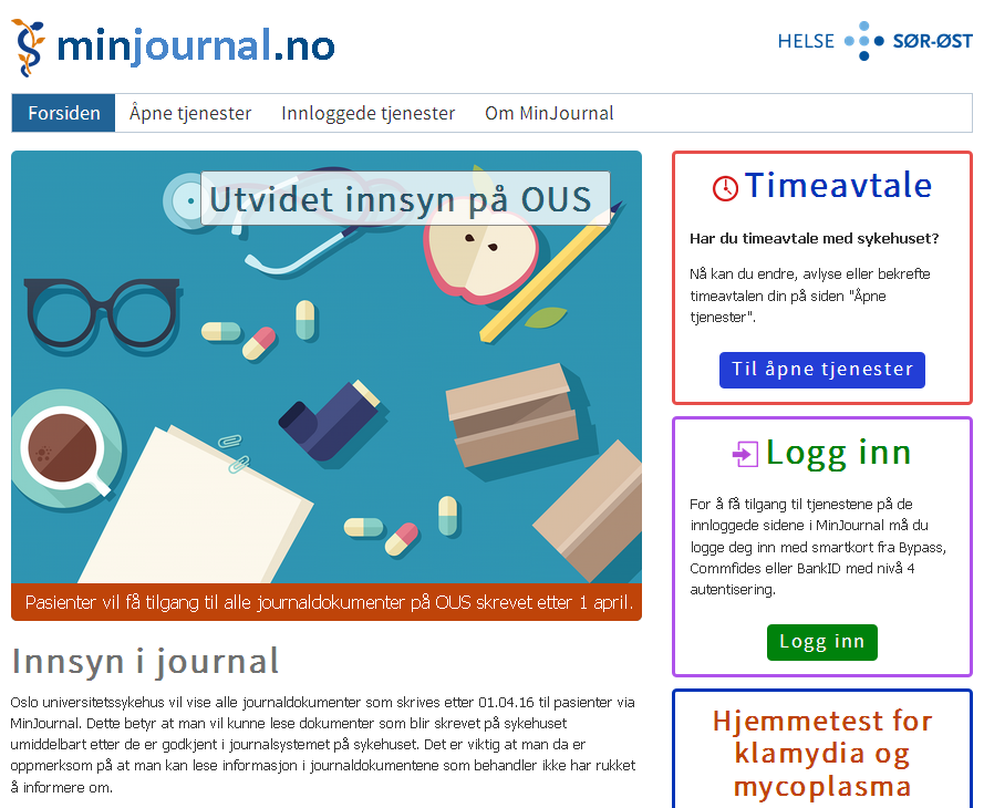 Hva er MinJournal?