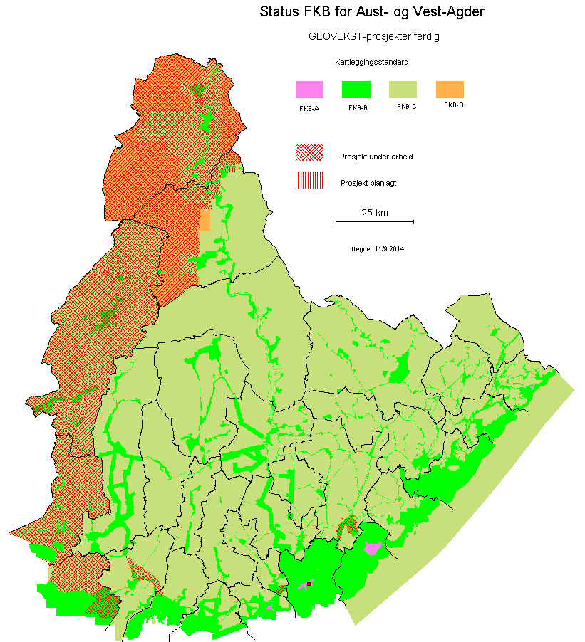 presentasjon av alle andre former for geodata. Norgeskart.no er Kartverkets innsynsløsning for kartdata. 4.3.