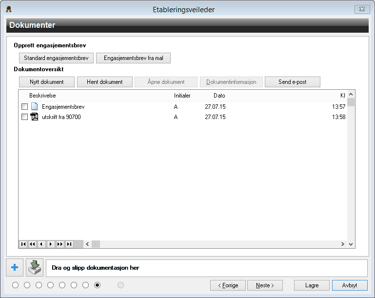 PowerOffice Quality 317 Trinn 9 Hvis ønskelig kan du automatisk få planlagt oppgaver(inkl. frister og saksbehandler) på bakgrunn av oppdragets leveranse.