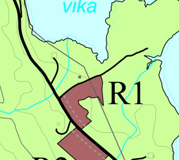 Vurdering av nye områder R1 UTVIDELSE AV GRUSTAK, BRÅTÅN Gårds og bruksnr.