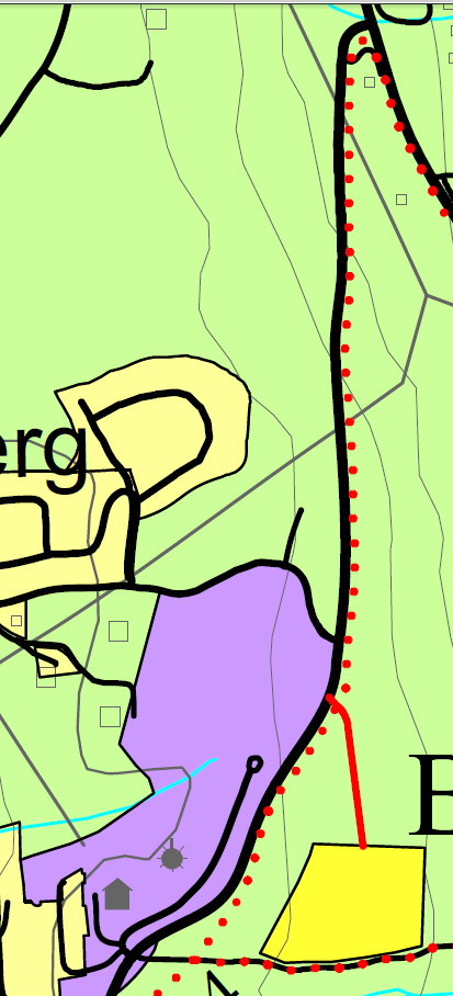 V11- TEMAKART: GANG- OG SYKKELVEG LANGS FV34 Brattlandsbakken - Svingvold Gårds og bruksnr.