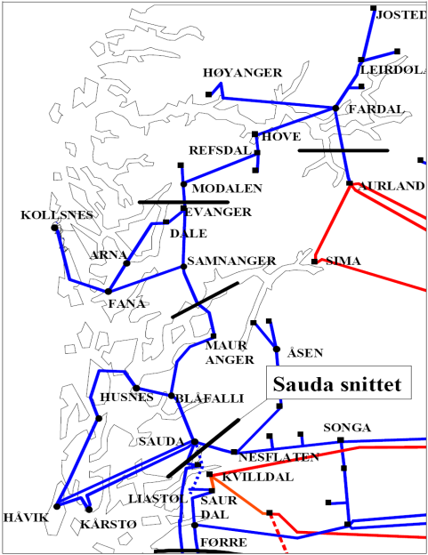 Sannolikhet för avbrott: F(t)=1- e - t [%] 90 80 70 Sannsynlighet for avbrudd i BKK-området i tidsrommet fra 22.februar 2010. Delt/radiell drift.