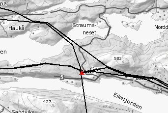 Regional kraftsystemutgreiing for Sogn og Fjordane 2016 - Hovudrapport Spenningsoppgradering av leidningane frå Sogndal, via Hove/Refsdal og sørover mot BKK området framstår som som eit naturleg