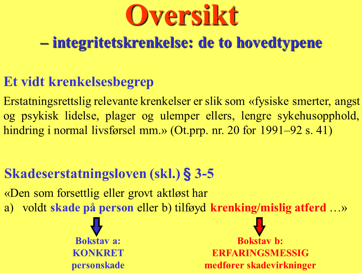 I Ansvarsetablering (inngangskriterier) 1