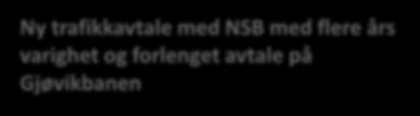 no, SD Pakke Nord Dovrebanen Raumabanen Rørosbanen Trønderbanen Meråkerbanen Nordlandsbanen Pakke 2 Trafikkavtalen forlenges med flere års varighet Dagens trafikkavtale med NSB AS utløper 31.