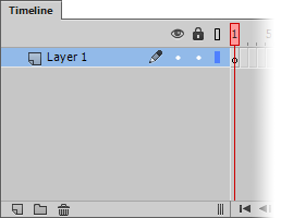 22 Flash CC Professional Lag Du kan tenke på et lag (layer) som et gjennomsiktig ark du kan tegne på. Du kan ha flere ark oppå hverandre, og hele bunken med ark blir den ferdige tegningen.