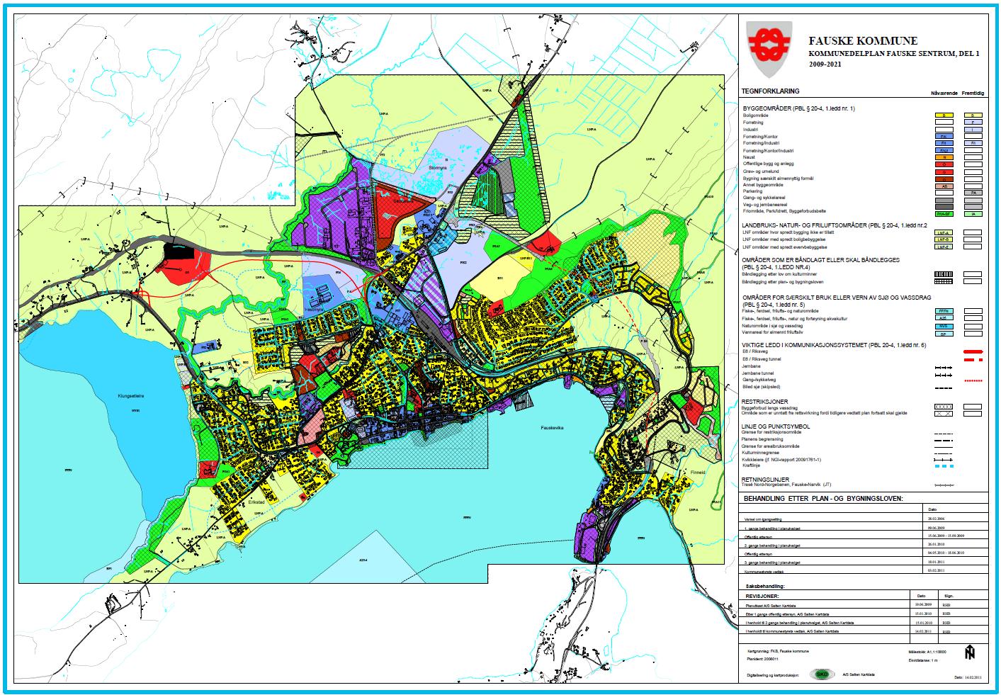Figur 2. Fauske kommune. Kommunedelplan sentrum, del 1 (2009-2021).