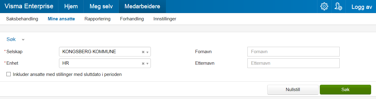 Personalmeldinger Her kan du: 1) Legge inn ansatte som ikke tidligere har jobbet i avdelingen 2) Lage tilkallingsvikaravtaler 3) Lage korte arbeidsavtaler (korte - under 6 måned) 4) Forlenge avtaler