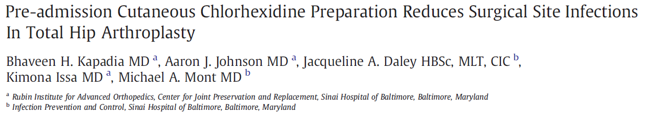 Postoperative sårinfeksjoner Results: The incidence of surgical site infections was significantly lower in the group of patients using the 2% chlorhexidine gluconate protocol when compared to a