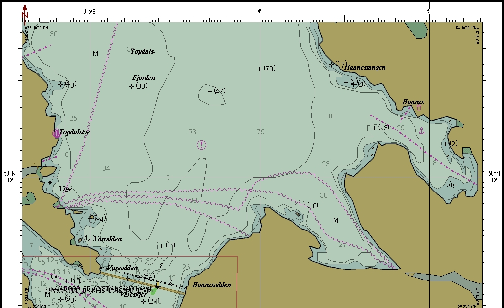 HÅ4 HÅ5 Topdalsfjorden Hånesbukta HÅ3 HÅ2 