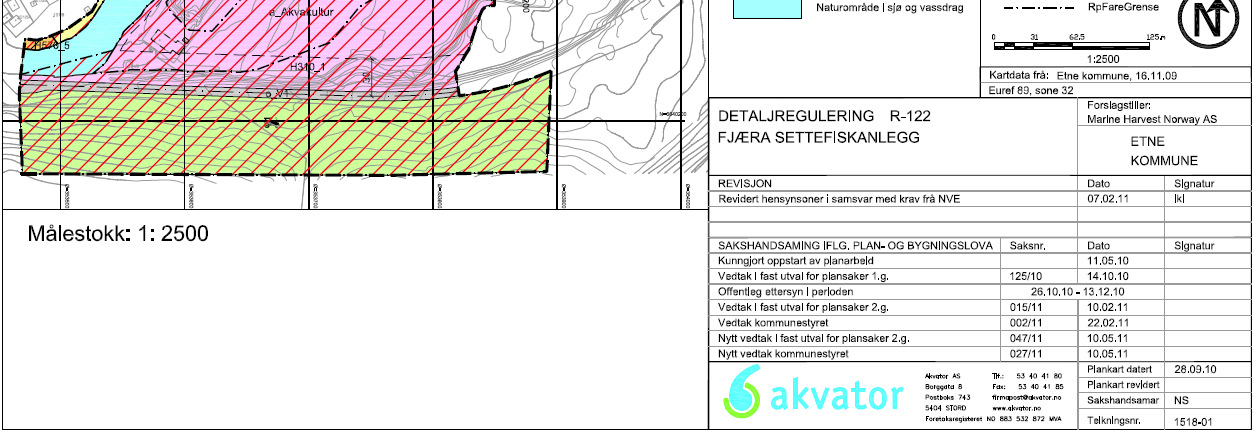 For å kunne etablere dette nye anlegget, måtte dette arealet først omdisponeres.