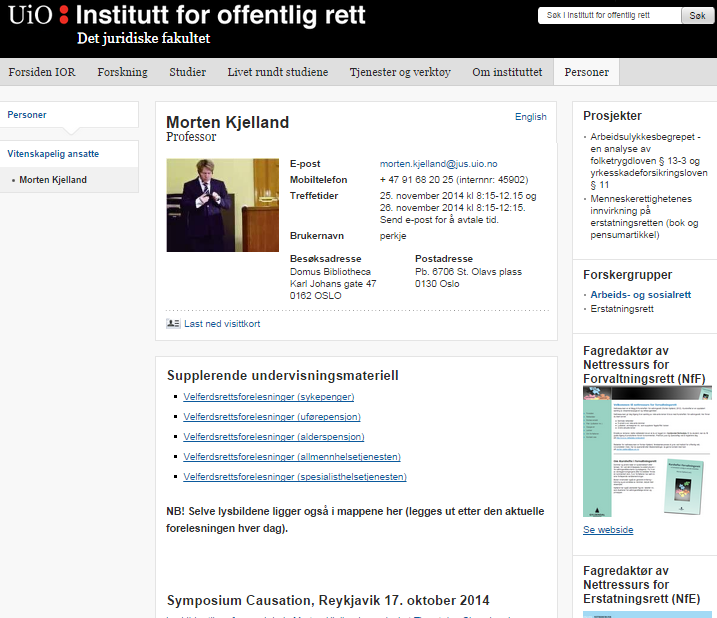 Det øvrige materialet Se disposisjonen s. 55 56 («Skadenærhetsprinsippet») + Se det andre stiftede heftet på s.