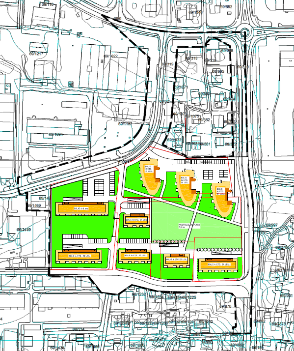 Forslag til planprogram Plan 2012 126, Prinsens vei m.fl. Side 9 Figur 3-6 Skisse av planide (AS Arkitektgruppen BAR) 3.13.