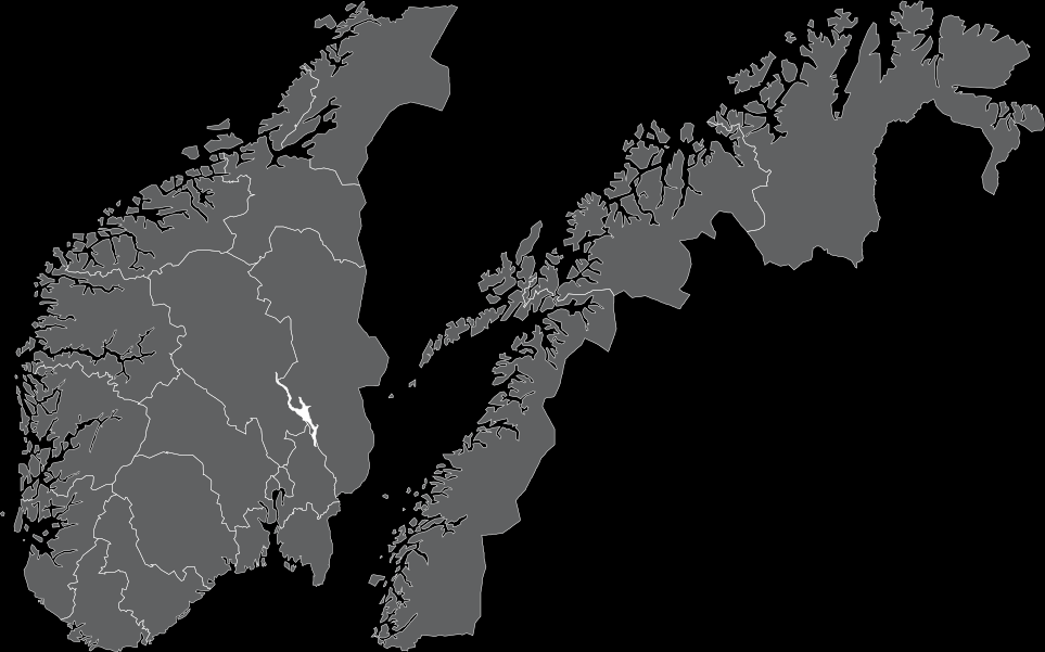 PRIORITERE OMRÅDER OG KLYNGER Kysten, byregioner og Nord-Norge størst