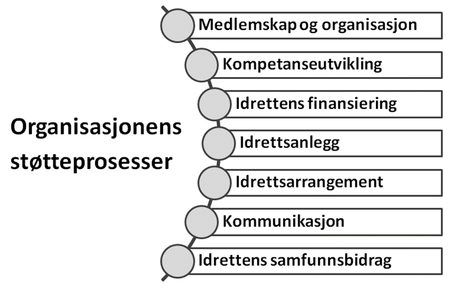 DE VIKTIGSTE ARBEIDSPROSESSER FOR NORSK IDRETT KJERNEPROSESSER