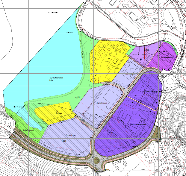 3.3.2 Botngård sentrum nord Botngård sentrum nord er reguleringsplanen som regulerer boligfeltene nord for Sentrumsveien.