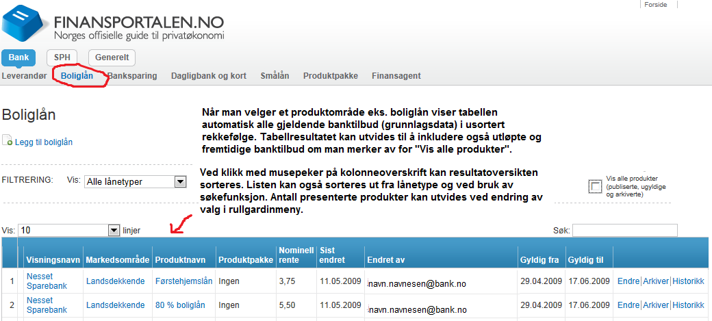 salg av finansielle tjenester. Finansportalen har ansvar for å kontrollere at informasjonen samsvarer med produkt- og prisinformasjon på tilbyderens nettsider. Les mer om Finansportalen.