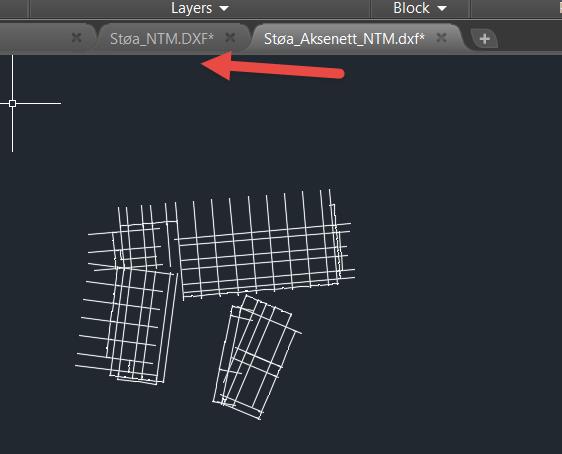 Her har vi sammenlignet de konverterte (geografiske gradene) i norgeskart og NTM koordinatene fra AutoCAD. Her ser vi at dette stemmer veldig bra.