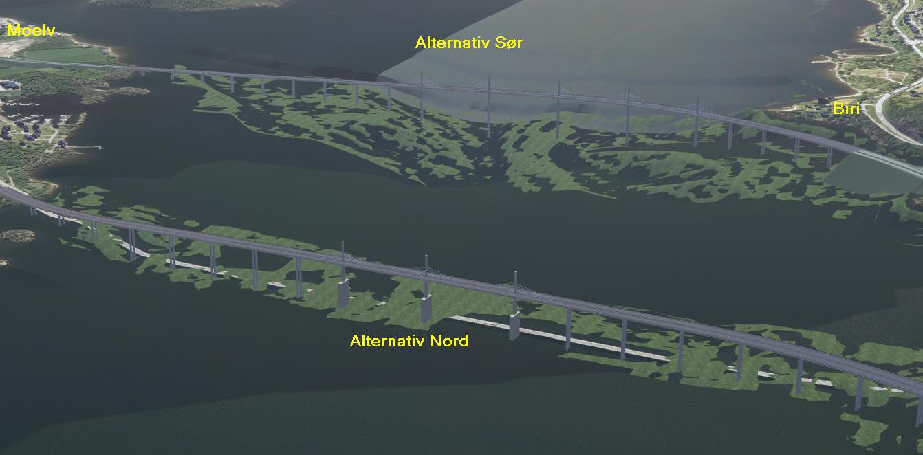 44 Hovedrapport E6 Moelv-Biri parametere til å kunne utføre mer detaljert planlegging av både bru og utfylling i Mjøsa.
