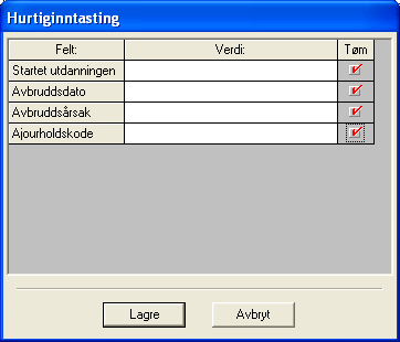 Kontrolljobb før skolestart. Like etter elektronisk import av elever, fra Vigo til Extens, må det gjøres en kontrolljobb.