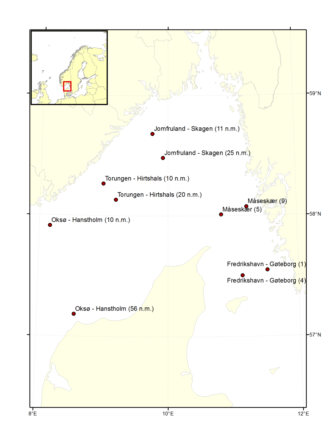 STRÅLEVERNRAPPORT 2015:17 overflatevannet. Aktivitetskonsentrasjonene varierer fra år til år. Figur 2.