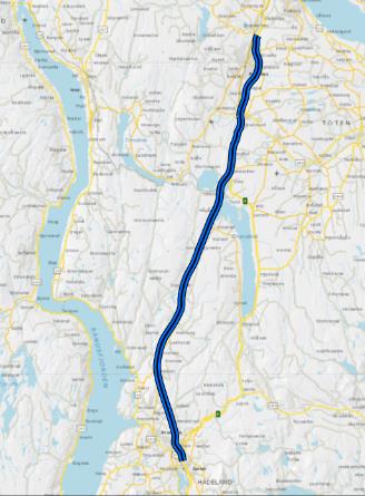 Konsept/alternativ K2: Fellesstrekning Hennung Dagens K2: Hennung Kostnad (foreløpig) 4.700 mill Reisetid Hundalen - Jaren 39 min 32 min rv. 4 Mjøsbrua sør 10.200 11.600 Eksisterende rv. 4 Thune 4.