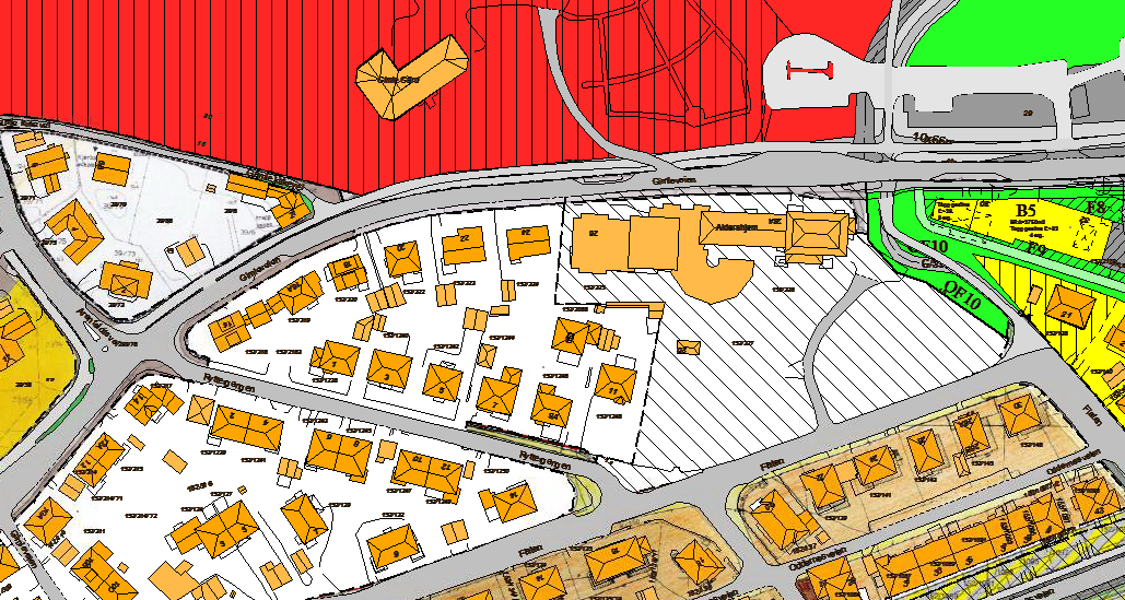 Planforslaget fra 2013 SAMARBEIDSGRUPPAS TILBAKEMELDING OG FØRINGER FOR PLANARBEIDET Planområdet Det varsles ny oppstart av hele området som inngikk i tidligere planforslag, samt Gimleveien 26, jf.