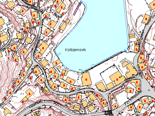 Nedenes amt II 1755 Sefrak Steinkaret - fortøyningsfeste som ble benyttet av omkringliggende kraner.