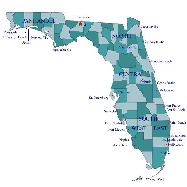 Markedet i Florida Florida er en av USAs største stater økonomisk, og er individuelt sett verdens 20.