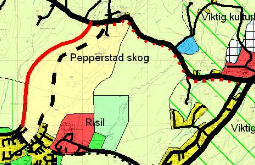 Gang- sykkelveiforbindelse til skolene, i forbindelse med turvei T2 i gjeldende regulering, samt se på mulighet for skiløype ved siden av.