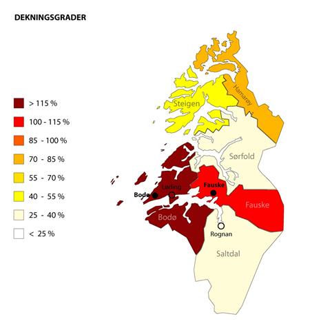 på kommuner.