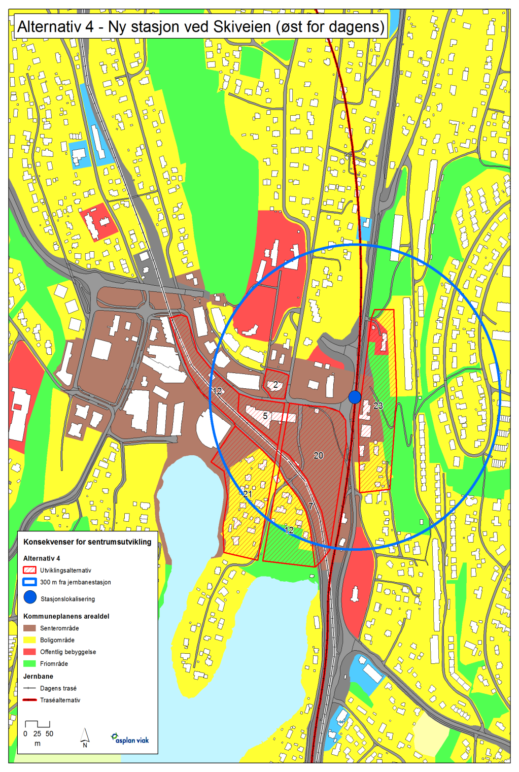 Alternativ 4: Ny stasjon